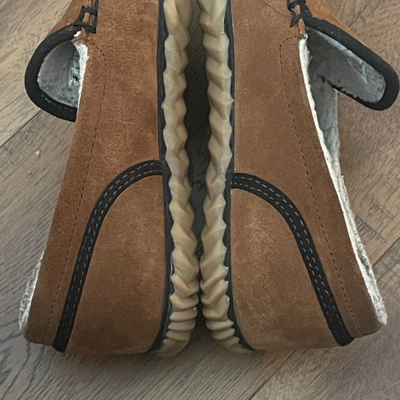 Sorel Men’s Dude Moc Tan Suede Slipper Size 7.5 - Picture 9 of 14